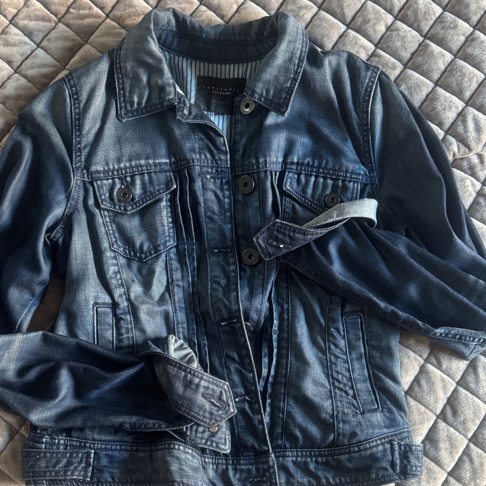 Sanctuary Striped Blue Shirt